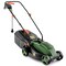 10-AMP 13.5 Inch Adjustable Electric Corded Lawn Mower with Collection Box-Green